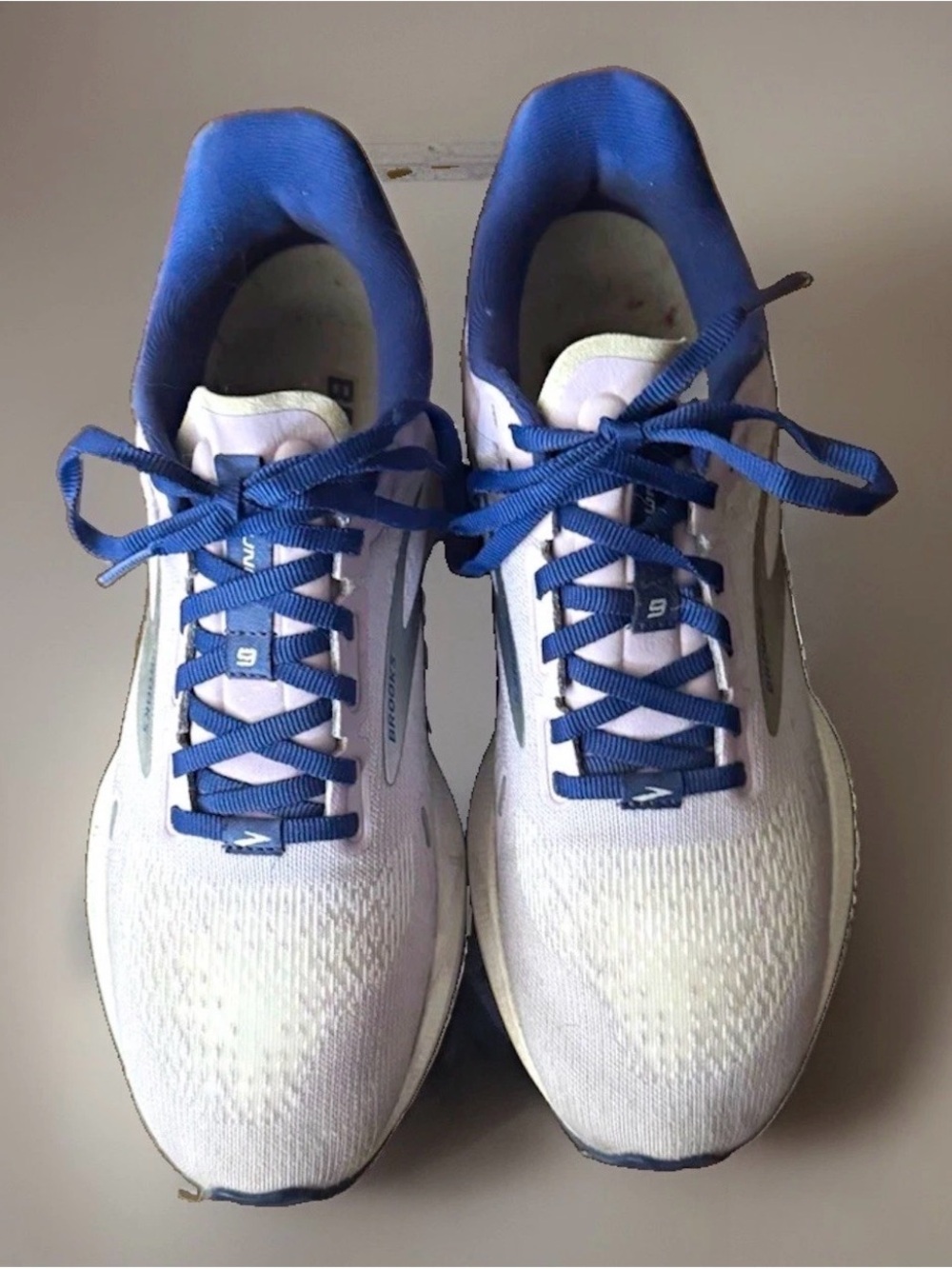 Brooks Launch Women’s 9.5 / Men’s 8 Light Purple Gray Running Sneakers Good Cond